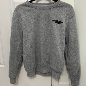 Grey Fireworks Crew Neck Sweatshirt Size S Nieeh Inspired